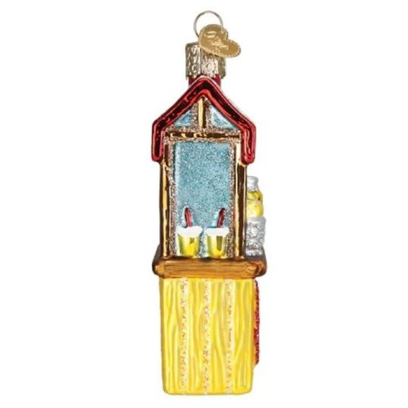 Old World Christmas Lemonade Stand Glass Ornament - Picture 3 of 4